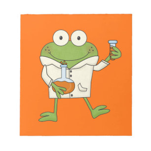 Bloc-note Grenouille de laboratoire