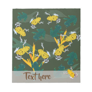 Bloc-note Grenouilles tropicales