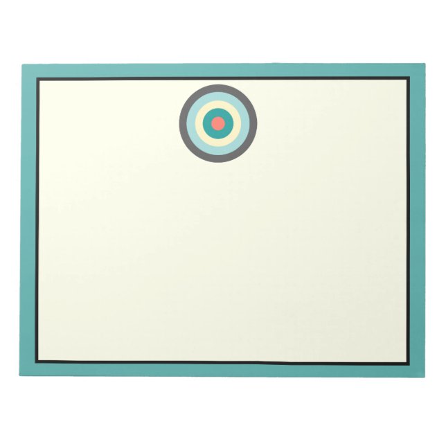 Bloc-note Grey Combination Bullseye by Shirley Taylor (Devant)