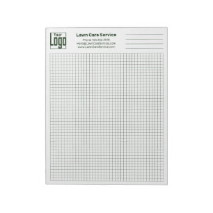 Bloc-note Grille de logo d'entreprise Graphique