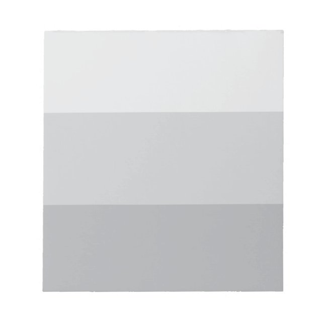 Bloc-note Gris argenté rayé (Devant)