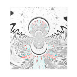 Bloc-note Gris Kaleidoscope Art