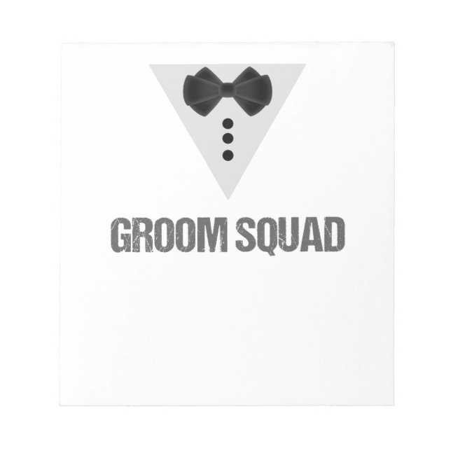 Bloc-note Groom Squad (Devant)