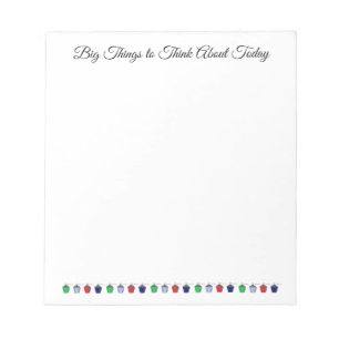 Bloc-note Gros Notepad Bryn Mawr Lanternes colorées