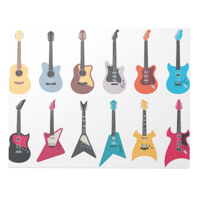 Bloc-note Guitare électrique (Devant)