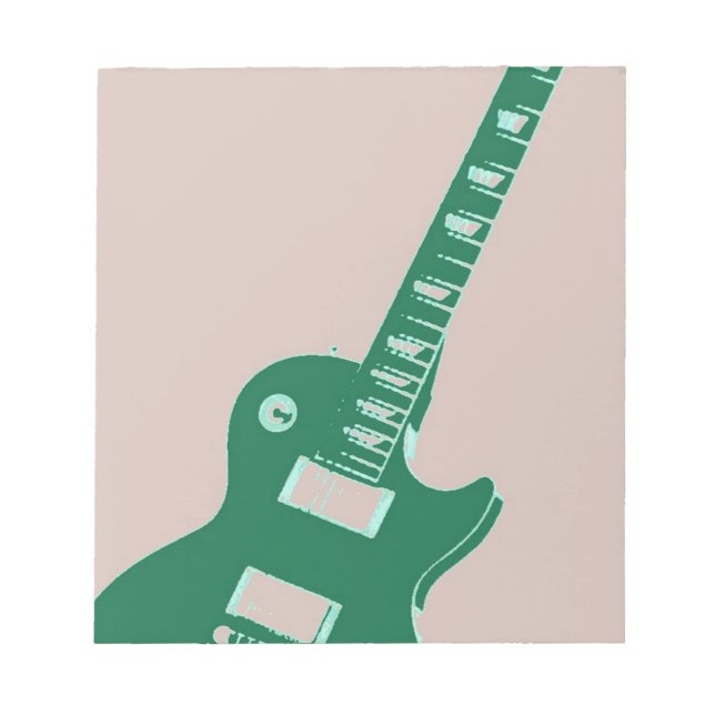 Bloc-note Guitare électrique (Devant)