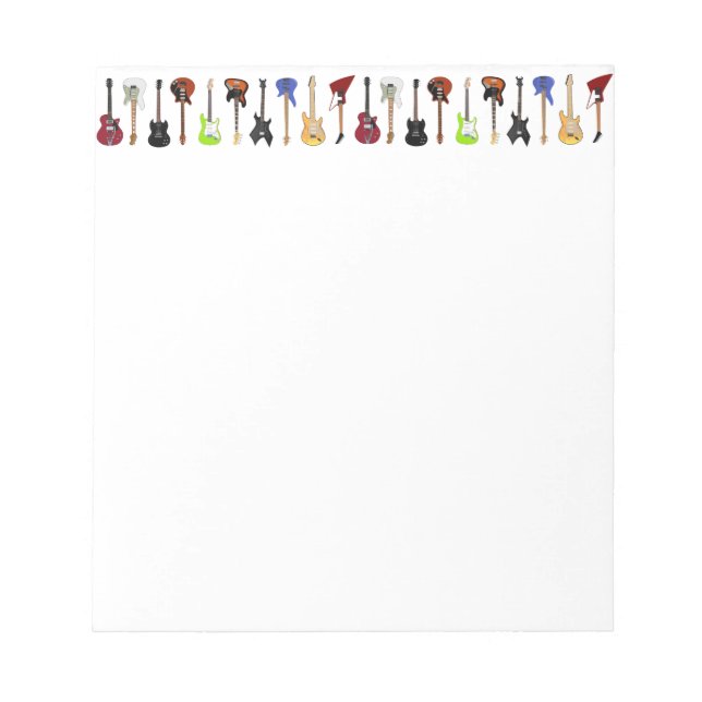 Bloc-note Guitares (Devant)