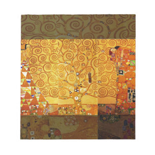 Bloc-note Gustav Klimt Arbre de Vie : Art nouveau symboliste