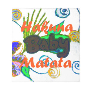 Bloc-note Hakuna Matata Baby.png