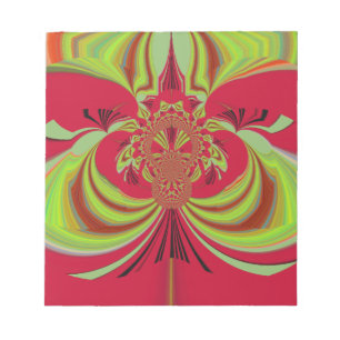 Bloc-note Hakuna Matata red yellow design