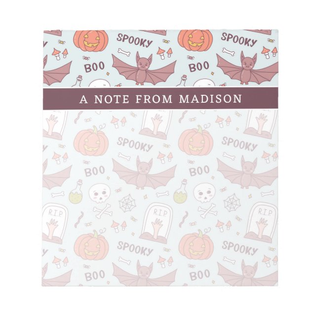 Bloc-note Halloween (Devant)