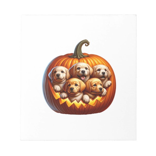 Bloc-note Halloween de chien (Devant)