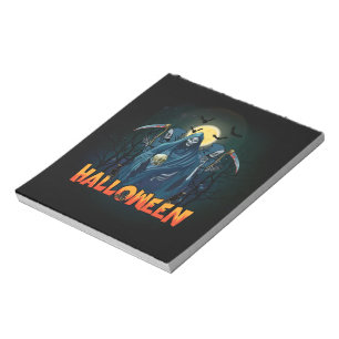 Bloc-note Halloween de nuit squelette effrayant, Mon humeur