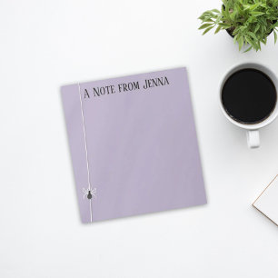 Bloc-note Halloween Éffrayant Spider Web Whimsical mignonne