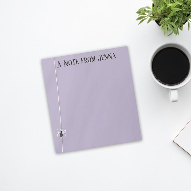 Bloc-note Halloween Éffrayant Spider Web Whimsical mignonne (Créateur téléchargé)