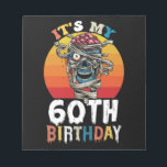 Bloc-note Halloween It's My 60th Birthday Zombie<br><div class="desc">Halloween It's My 60th Birthday Zombie</div>