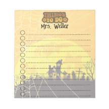 Halloween Maison hantée Professeur personnalisé à 