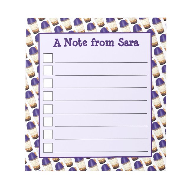 Bloc-note Halo-Halo (Haluhalo) Ice hawaïenne philippine de r (Devant)