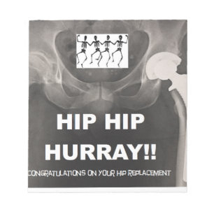 Bloc-note Hanche Hurray de hanche pour votre remplacement de