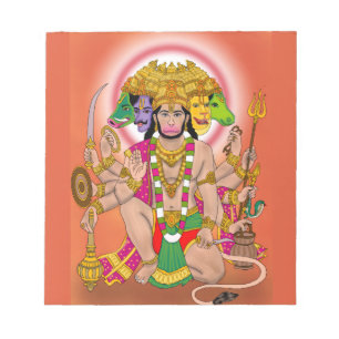 Bloc-note Hanuman Panchmukhi