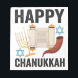 Bloc-note Happy Chanukkah Funny Jewish Hanukkah Holiday<br><div class="desc">Funny, santa, christmas, hanukkah, menorah, jewish, jew, gift, birthday, passover</div>