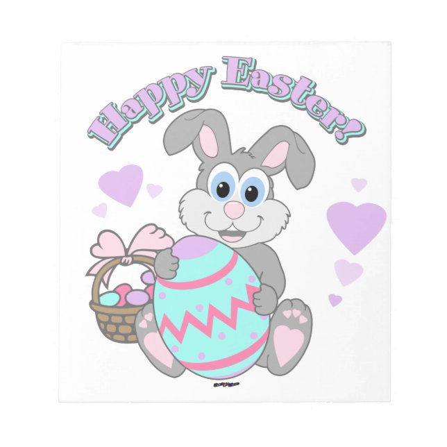 Bloc-note Happy Easter ! Bunny Easter (Devant)