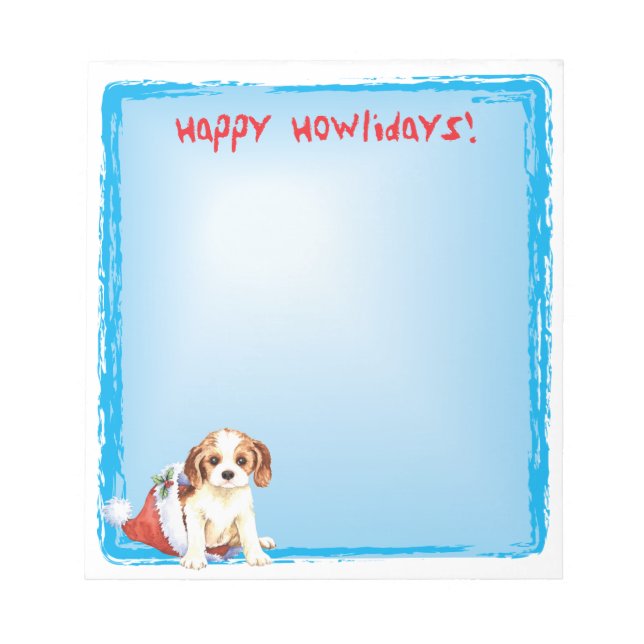 Bloc-note Happy Howlidays Cavalier (Devant)