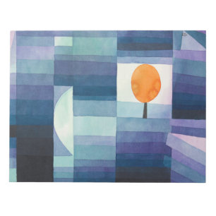 Bloc-note Harbinger of autumn abstract watercolor Paul Klee