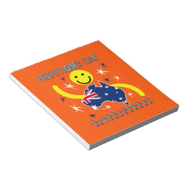 Bloc-note Harmony Day Australie (Incliné)