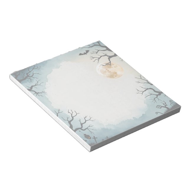 Bloc-note Haunness Stillness Imprimable Halloween (Incliné)