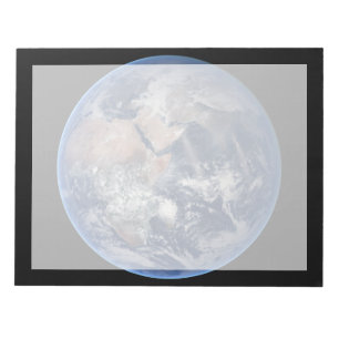 Bloc-note Hémisphère Est Sur La Planète Terre.