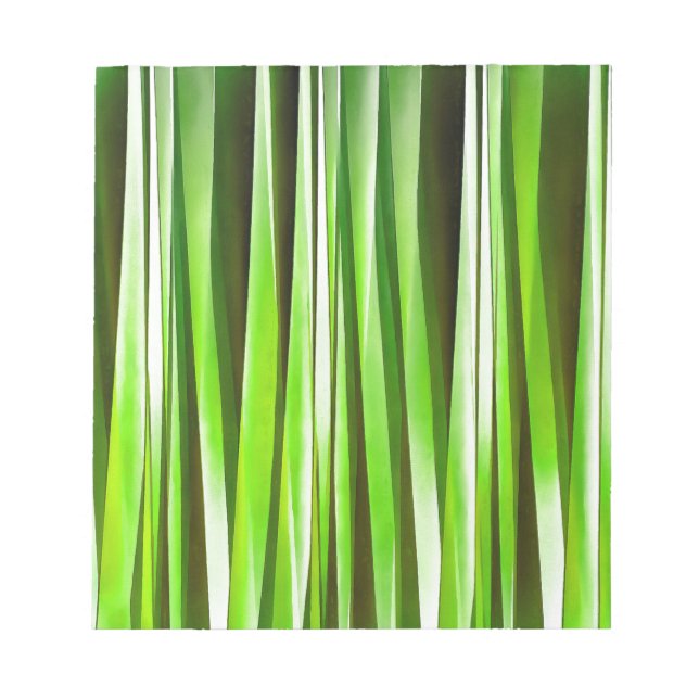 Bloc-note Herbe de rivière verte tropicale (Devant)