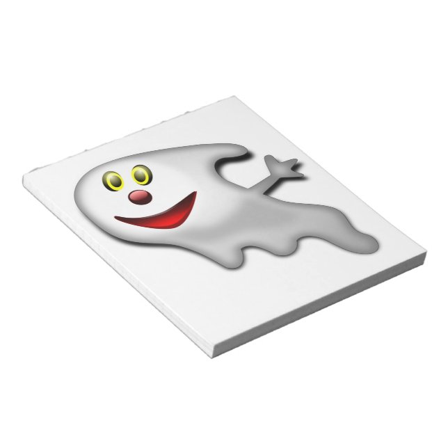 BLOC-NOTE "HEUREUX HALLOWEEN" GHOST (Incliné)