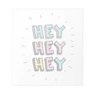 Bloc-note Hey Hey