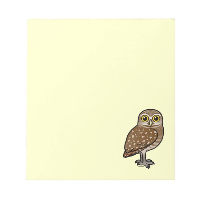 Bloc-note Hibou des terriers Birdorable (Devant)