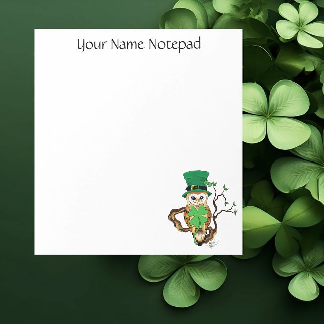 Bloc-note Hibou irlandais (Créateur téléchargé)