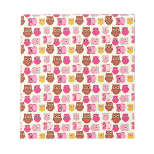 Bloc-note Hiboux mignons