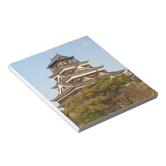 Bloc-note Hiroshima Castle 広 島 城, Hiroshima, Japon (Incliné)