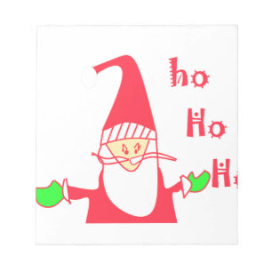 Bloc-note Ho Ho Ho Merry Christmas From Santa.png