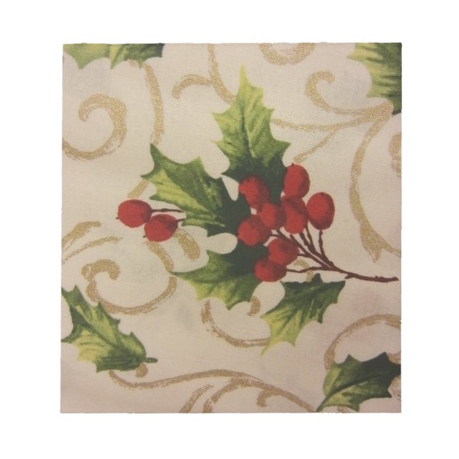 Bloc-note Holly Berries (Devant)