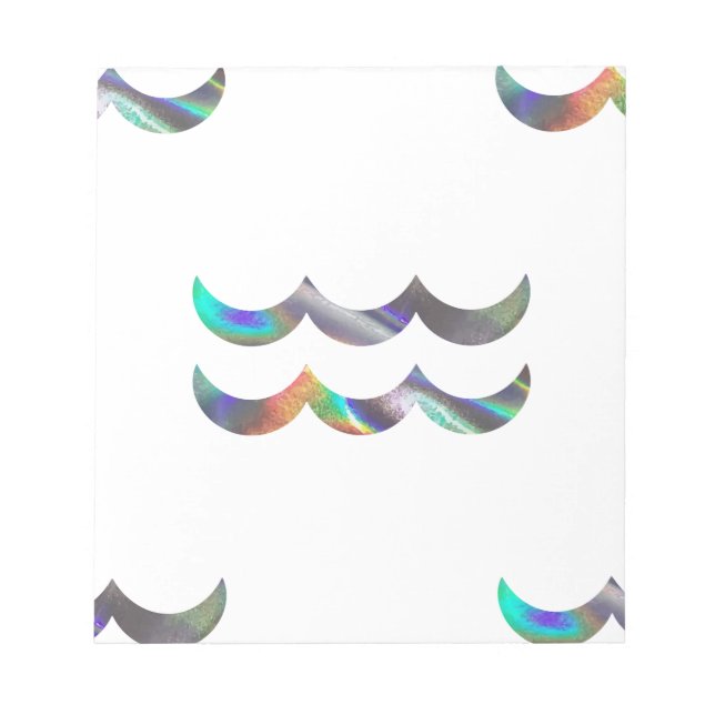 Bloc-note hologramme Aquarius (Devant)