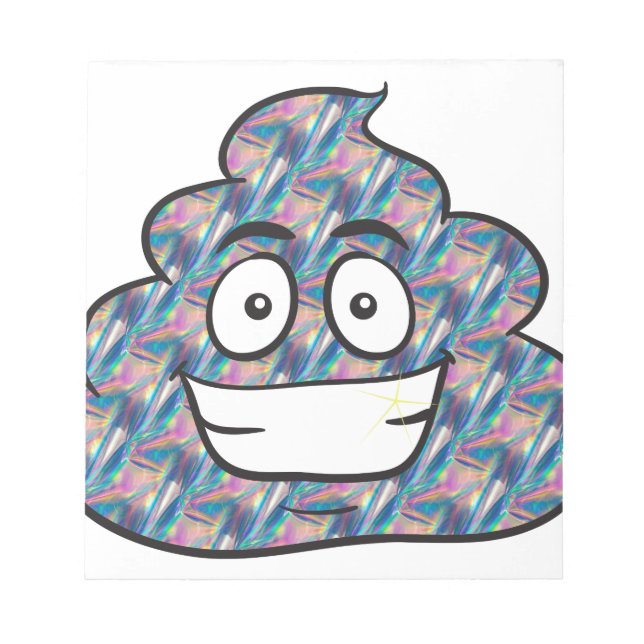 Bloc-note hologramme émoji (Devant)