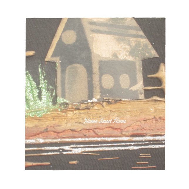Bloc-note Home Sweet Home Art Imprimer (Devant)