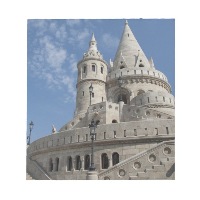 Bloc-note Hongrie, ville capitale Budapest. Buda, Château 2 (Devant)