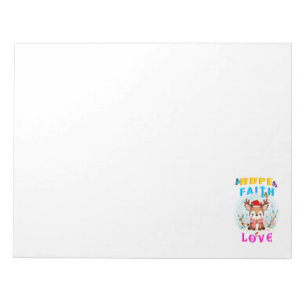 Bloc-note Hope Faith Love