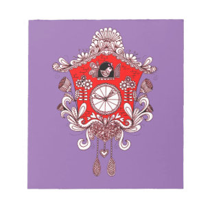 Bloc-note Horloge de coucou
