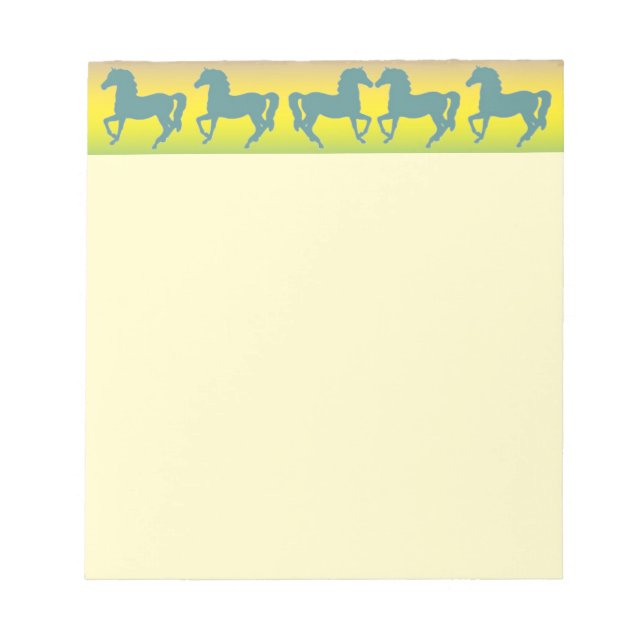 Bloc-note Horses (Devant)