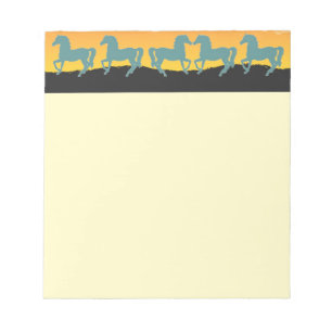 Bloc-note Horses NotePad