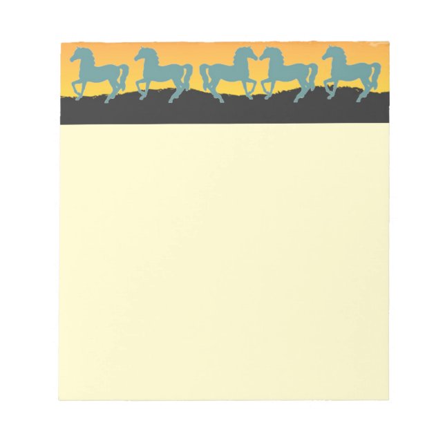 Bloc-note Horses NotePad (Devant)