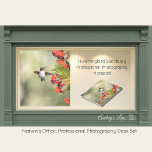 Bloc-note Hummingbird Sanctuary Professional Photography<br><div class="desc">Keep your quick notes and daily reminders organized with this beautiful hummingbird notepad. Measuring 5.5" x 6", each page features a vibrant, high-definition capture of a hummingbird, bringing a serene touch of the outdoors to your desk. This pad includes 40 easy tear-away pages of quality paper with a sturdy hard...</div>